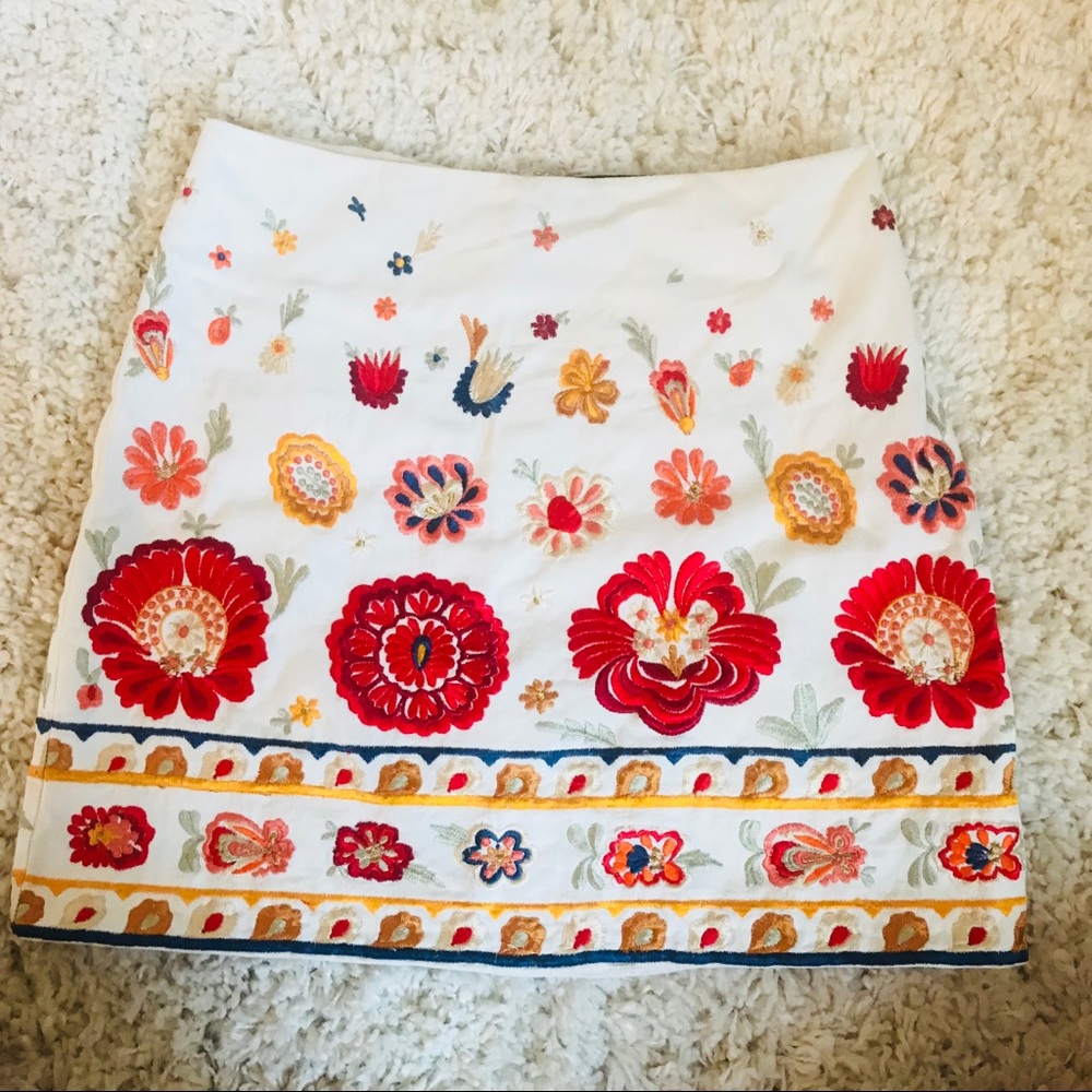 Topshop Floral Skirt